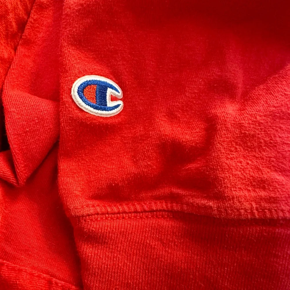 Champion Red Crewneck Long sleeve Tee - Picture 5 of 5